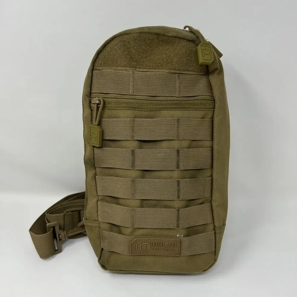 Highland Tactical Expo Sling Bag Rucksack Back Day Hike Pack Concealed Carry